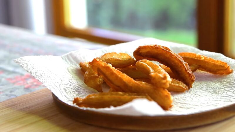 Fresh Churros on plate